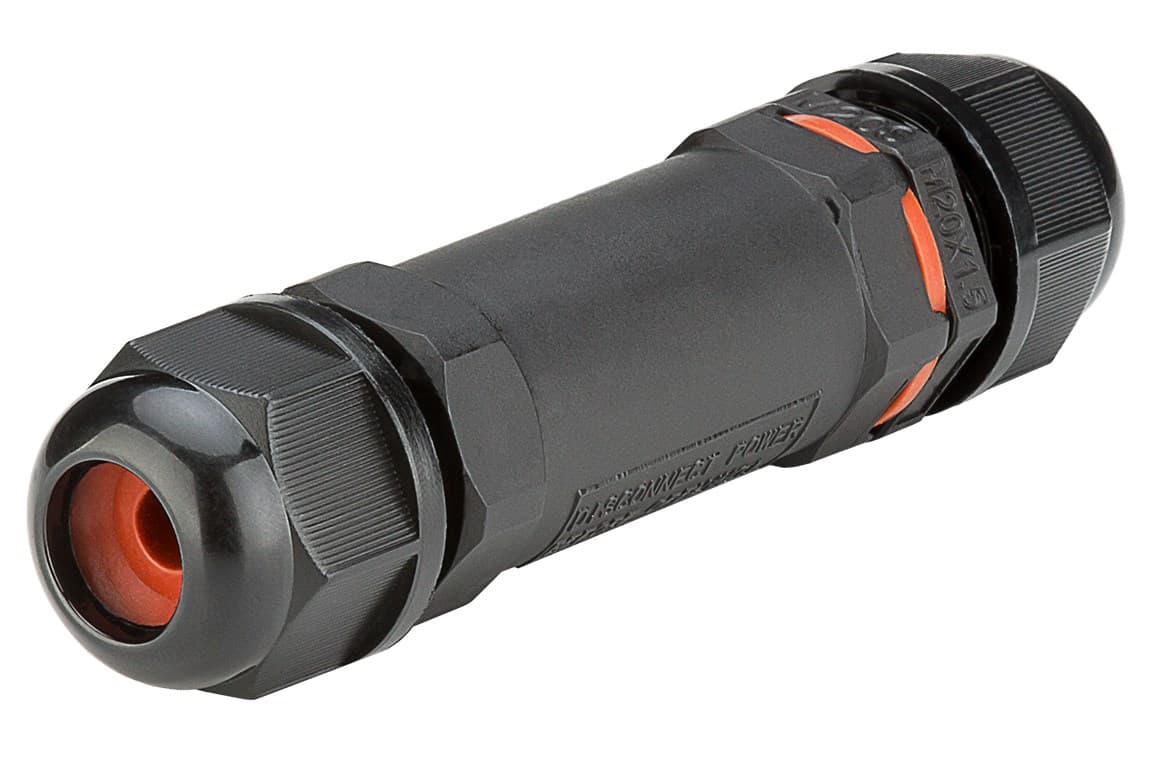 Connecteur de câble Goobay 10 cm IP68 - manchon de câble pour la pose de câbles à l'extérieur et dans les pièces humides