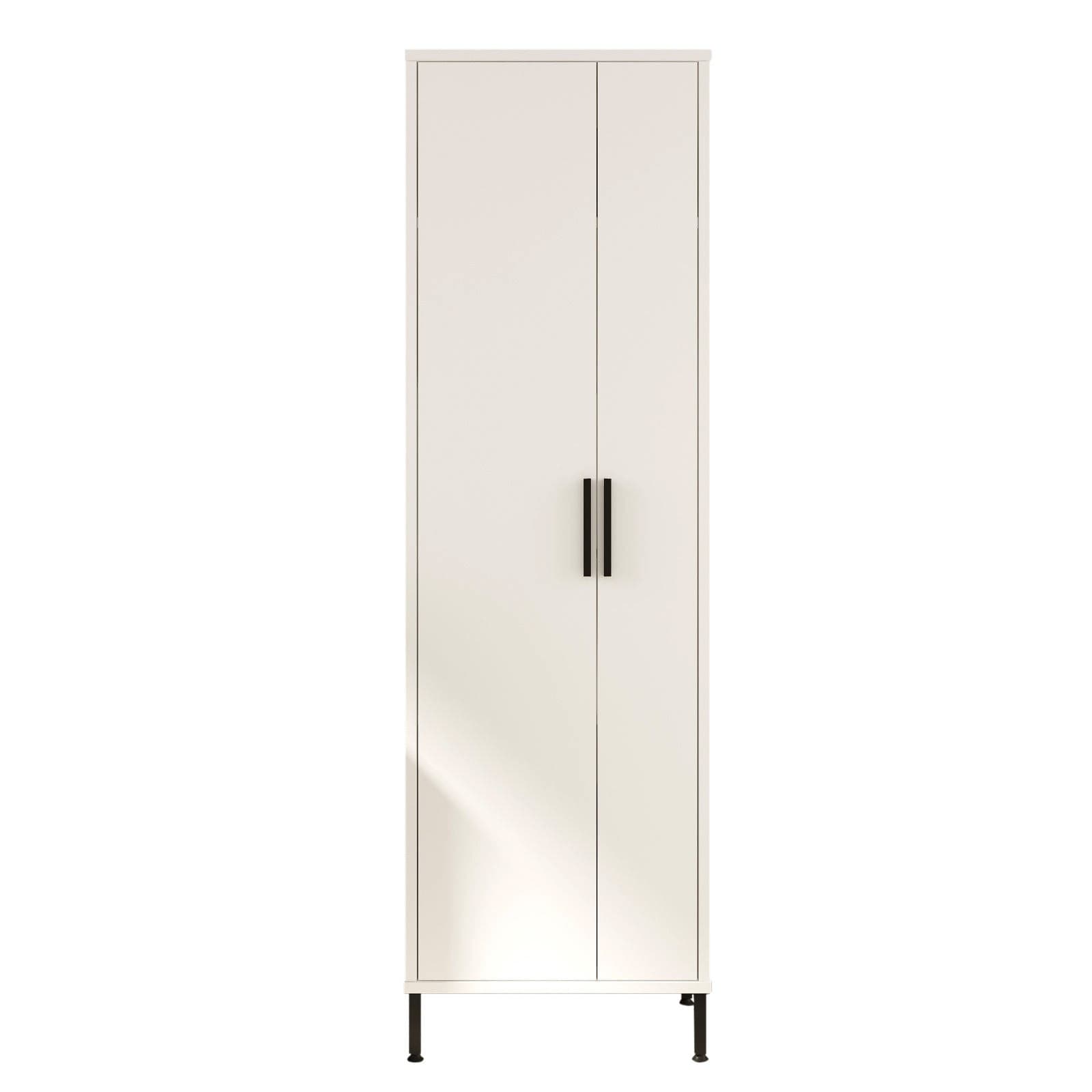 Armoire multifonctionnelle en bois "Jienna" - 50 x 36 x 165 cm - Blanc
