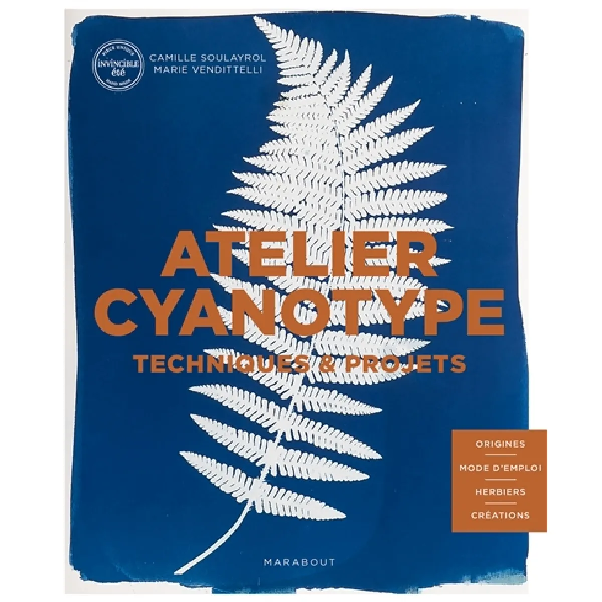 Atelier cyanotype : techniques & projets : origines, mode d'emploi, herbiers, créations